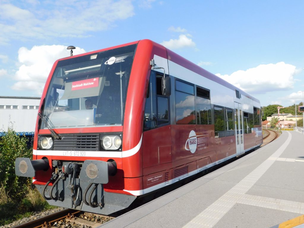 Malchow Bahnhof mit Hans